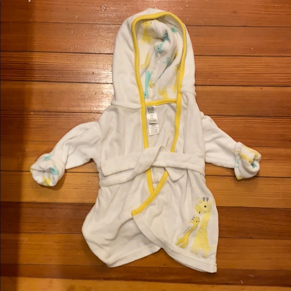 0-9 month giraffe baby robe
